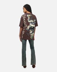 Ed Hardy Panther T-Shirt Brown