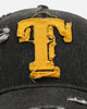 New Era Texas Rangers 'Distressed Denim 2.0' 9FORTY A-Frame Strapback Black