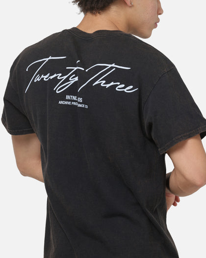 XXIII Script T-Shirt Black/Blue