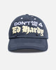 Ed Hardy Chrome Strapback Washed Blue