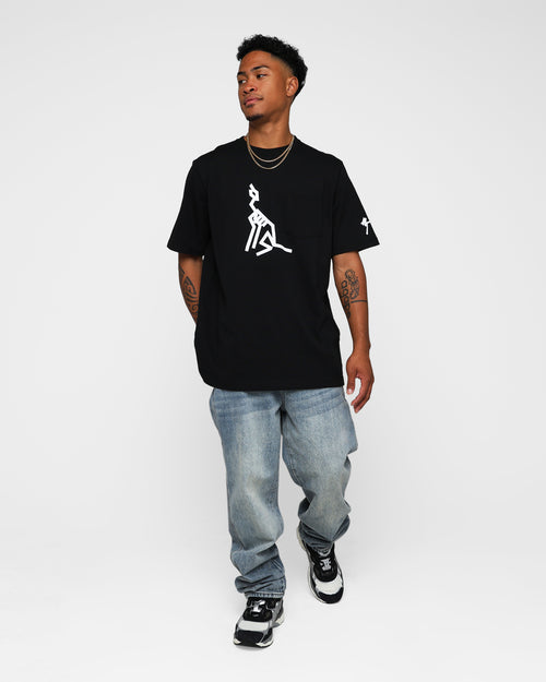 Raised By Wolves AG Howl Pocket T-Shirt Black