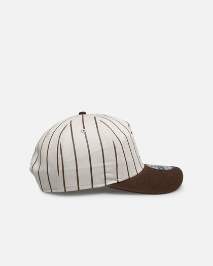 New Era Boston Red Sox 'Washed Stone Walnut' 19TWENTY Snapback Brown Pinstripe