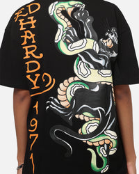 Ed Hardy Panther T-Shirt Black
