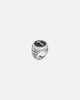 Guess Mainline Rebel Knight 18mm Dagger Crystal Ring Silver