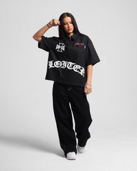 Loiter Chopper Work Shirt Black