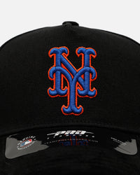 Pro Standard New York Mets 'Team Color Suede' Pro Pinch Strapback Official Team Color