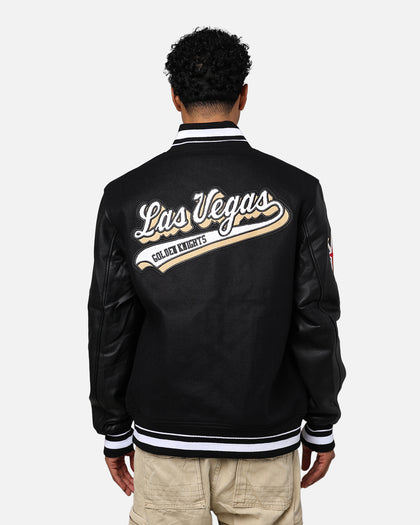 Pro Standard Vegas Golden Knights Wool Varsity Jacket Black