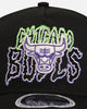 New Era Chicago Bulls 'Spooky Script' 9FORTY A-Frame Snapback Black/Green/Purple
