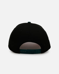 New Era Texas Rangers 'Black Dark Green' 9FORTY A-Frame Snapback Black/Dark Green