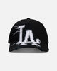 New Era Los Angeles Dodgers 'Applique Distressed' 9FORTY A-Frame Snapback Black/White