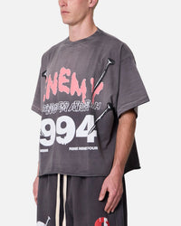 MNML Enemy T-Shirt Washed Black