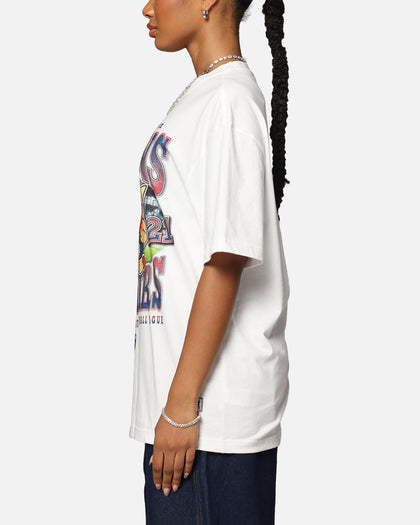Mitchell & Ness Melbourne Demons Mascot T-Shirt Vintage White