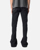 MNML D519 Zipper Flare Denim Jeans Black