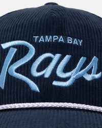 47 Brand Tampa Bay Rays 'MLB Opening Day' Corduroy Crossrope Hitch Snapback Navy
