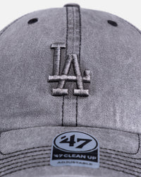 47 Brand Los Angeles Dodgers 'Mist' 47 Clean Up Strapback Charcoal