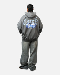 Carre Game Over Hoodie Washed Charcoal