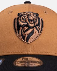 New Era Richmond Tigers 'AFL 2026' 9FORTY Strapback Med Beige
