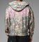 Loiter Waffle Zip Hoodie Pink Tree Camo