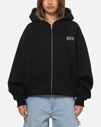 Carre True Form Hoodie Black/Plaid