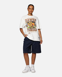 Mitchell & Ness Hawthorn Hawks Mascot T-Shirt Vintage White