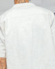 Carre Ripple Button Up Shirt Off White