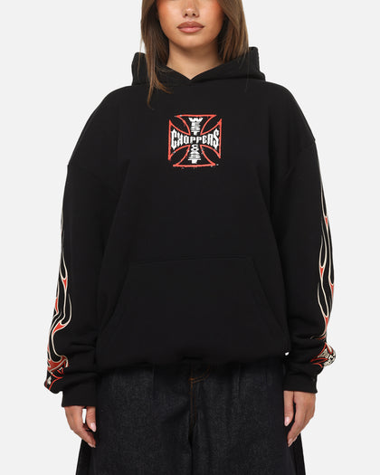 West Coast Choppers Forever Flames Hoodie Black