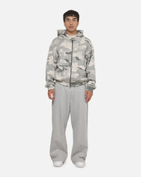 American Thrift Zip Hoodie Washed Stone Woodland