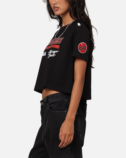 Pro Standard Women's Chicago Bulls Boxy Cropped T-Shirt Black