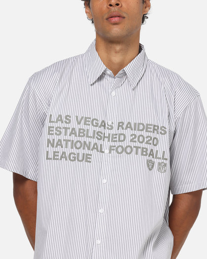 Majest Athletic Las Vegas Raiders Graphic Boxy Shirt White/Navy