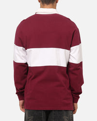 Mitchell & Ness Queensland Maroons Panelled Rugby Shirt Maroon
