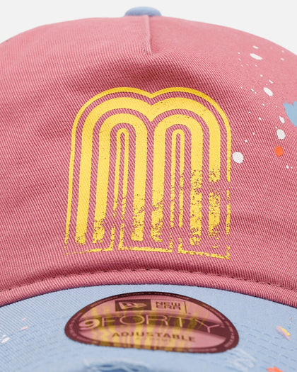 New Era Mexico National Baseball Team 'Seasoned' 9FORTY A-Frame Strapback Pink/Blue