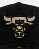 New Era Chicago Bulls 'Raised Metallic Chainstitch' 9FORTY A-Frame Snapback Black