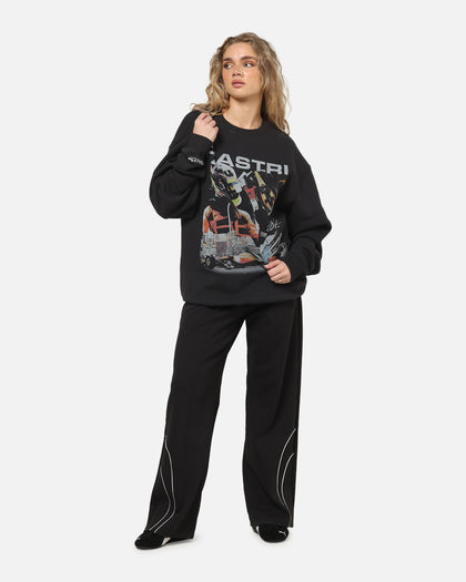Mitchell & Ness X Mclaren Oscar Piastri Signature Crewneck Washed Black