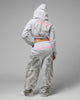 Loiter Women's Drako Cropped Hoodie Grey Marle