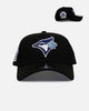 New Era Toronto Blue Jays 'Black And Sky Blue' 9FORTY A-Frame Snapback Black/Sky Blue