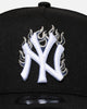 New Era New York Yankees 'Flame Logo' 9FORTY A-Frame Snapback Black