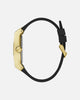 Guess Mainline Phoenix Frost Gold And Black Silicone Bracelet Watch Black/Gold