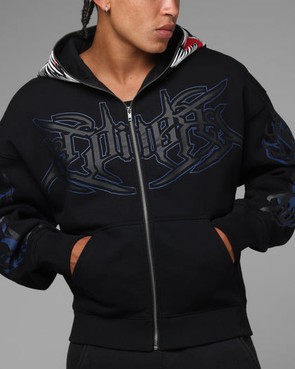 Loiter Marvel Venom Zip Through Hoodie Black