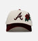 New Era Atlanta Braves 'Velvet Roses' 9FORTY A-Frame Snapback Chrome