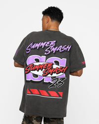 Summer Smash Motorsport T-Shirt Black Wash