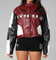 Loiter Women's Engine Cropped Vegan Leather Jacket Red