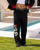 Loiter Western Trouser Black