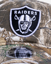 New Era Las Vegas Raiders 'Worn Realtree' 9FORTY A-Frame Unstructured Snapback Real Tree Camo