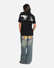 Carre Tag Mockneck T-Shirt Black