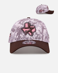New Era Houston Astros 'Pink Tree Camo' 9FORTY A-Frame Snapback Pink