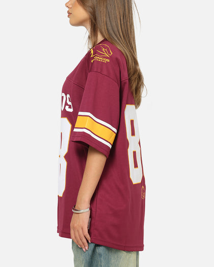 Bleacher Athletic Brisbane Broncos NRL Gridiron Mesh Jersey Official Team Color