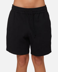 Carre Waffle Shorts Black