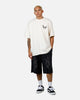 Saint Morta Warrior Baggy Sweat Shorts Washed Black