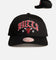 Mitchell & Ness Chicago Bulls 'Black Letter' Pro Pinch Snapback Black