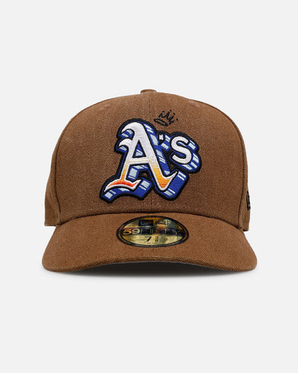 New Era Oakland Athletics 'Scribble' 59FIFTY Fitted Brown